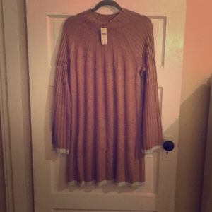 NWT Anthropologie beige sweater bell sleeves sz s